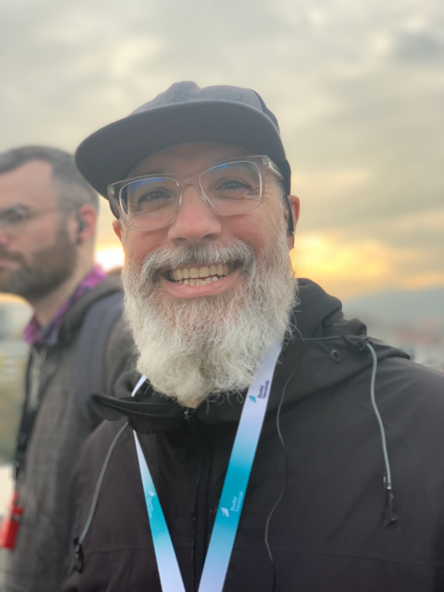 Our man in South America: Felipe Zipitría enjoys the views of Budpest at the CRS Developer Retreat 2023